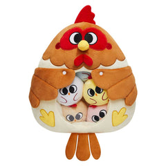 Cute Hen Holding Chicks Animals Cosplay Plush Toys Cartoon Soft Stuffed Dolls Mascot Birthday Xmas Gift - Original