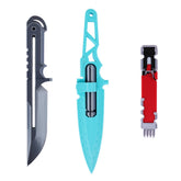 Cyberpunk 2077 V Weapon Stinger Blue Fang Knife NetWatch Netdriver Mk.5 Cosplay Accessories Props