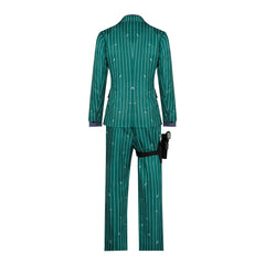Delta Force Alonso Hudson Green Striped Suit Set Outfits Cosplay Costume