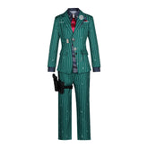 Delta Force Alonso Hudson Green Striped Suit Set Outfits Cosplay Costume