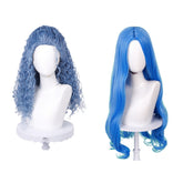 Descendants: Wicked Wonderland (2026) Chloe Blue Wig Cosplay Accessories Halloween Props