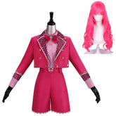 Descendants: Wicked Wonderland (2026) Pink Top Shorts Set Outfits Cosplay Costume