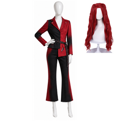 Descendants: Wicked Wonderland (2026) Red Black Red Set Outfits Cosplay Costume