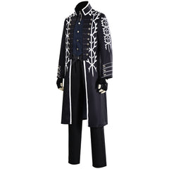 Devil May Cry (2025) Vergil Black Coat Set Outfits Cosplay Costume
