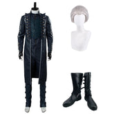 Devil May Cry V Vergil Aged Outfit Cosplay Costume Halloween Carnival Suit