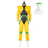 Dio Brando Yellow Top Pants Set Outfit Halloween Carnival Suit Cosplay Costume