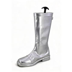 Doctor Doom Silver Boots Cosplay Shoes Halloween Carnival Accessories Props