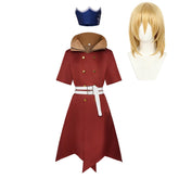Dr. Stone Science Future (2026) Ryusui Nanami Red Coat Set Outfits Cosplay Costume