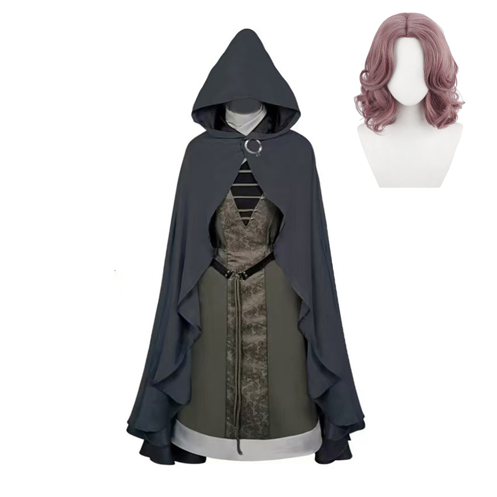 Elden Ring Melina Gray Dress Cosplay Costume Outfits Halloween Carnival Suit