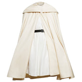 Frieren: Beyond Journey's End (2026) Frieren Beige Cloak White Dress Set Outfits Cosplay Costume