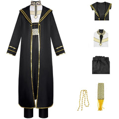 Frieren: Beyond Journey's End Heiter Black Set Outfits Cosplay Costume