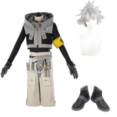 Gachiakuta (2025) Rudo Surebrec Gray White Set Outfits Cosplay Costume