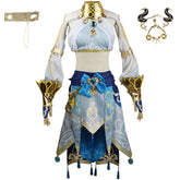 Genshin Impact Nilou Blue Suit Cosplay Costume Outfits Halloween Carnival Suit