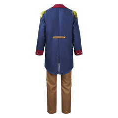 George Washington President Blue Jacket Set Colonial Outfits Cosplay Costume