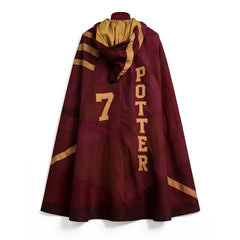 Harry Potter And The Philosopher's Stone (2026) Harry Potter Quidditch Magic Robe Red Cloak Outfits Set Cosplay Costume Halloween Carnival Suit