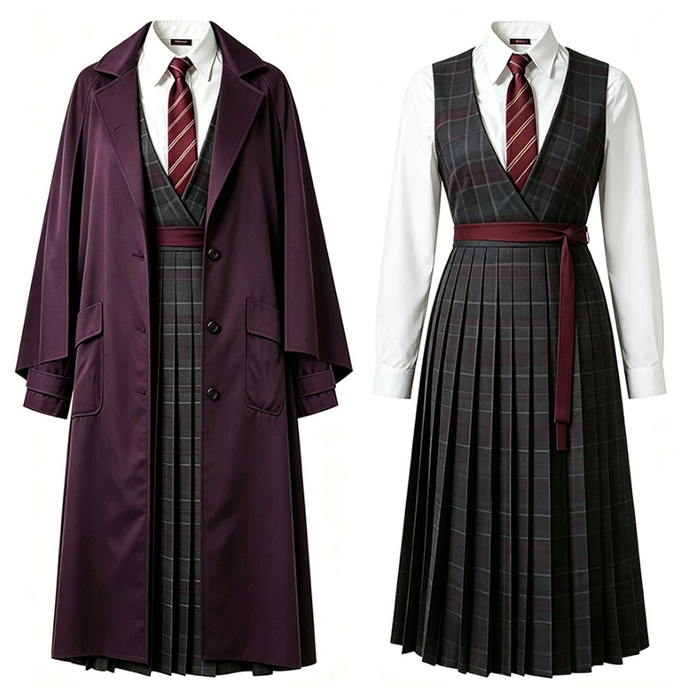 Harry Potter And The Philosopher's Stone (2026) Hermione Granger School Uniform Magic Robe Cosplay Costume Halloween Carnival Suit