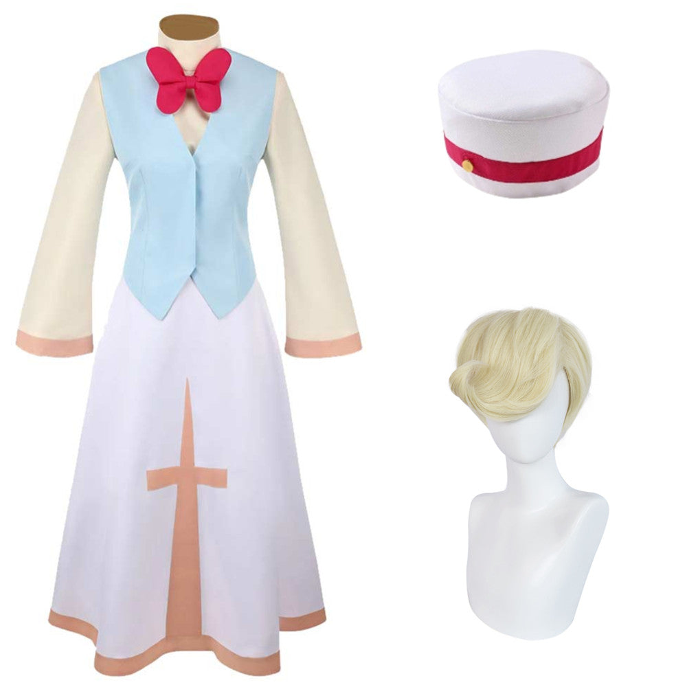Hazbin Hotel 2 (2025) St. Peter White Blue Angel Set Outfits Cosplay Costume