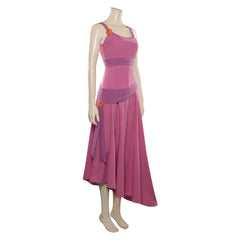 Hercules Megara Pink Dress Outfits Cosplay Costume Halloween Carnival Suit