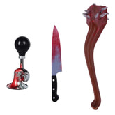 Horror Terrifier Art The Clown Retro Trumpet Knife Table Leg Weapon Accessories Halloween Carnival Props