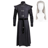 House Of The Dragon Daemon Targaryen Gray Jacquard Outfits Cosplay Costume