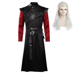 House Of The Dragon Prince Daemon Targaryen Red Sleeves Top Outfits Cosplay Costume