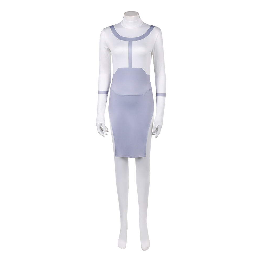 Invincible Season 4 (2026) Anissa White Gray Jumpsuit Viltrumite Outfits Cosplay Costume