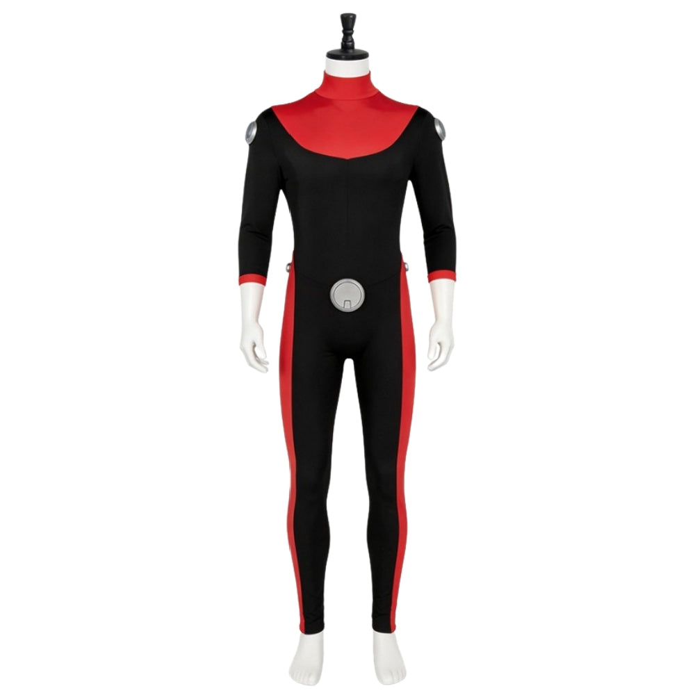 Invincible Season 4 (2026) Powerplex Red Black Jumpsuit Outfits Cosplay Costume