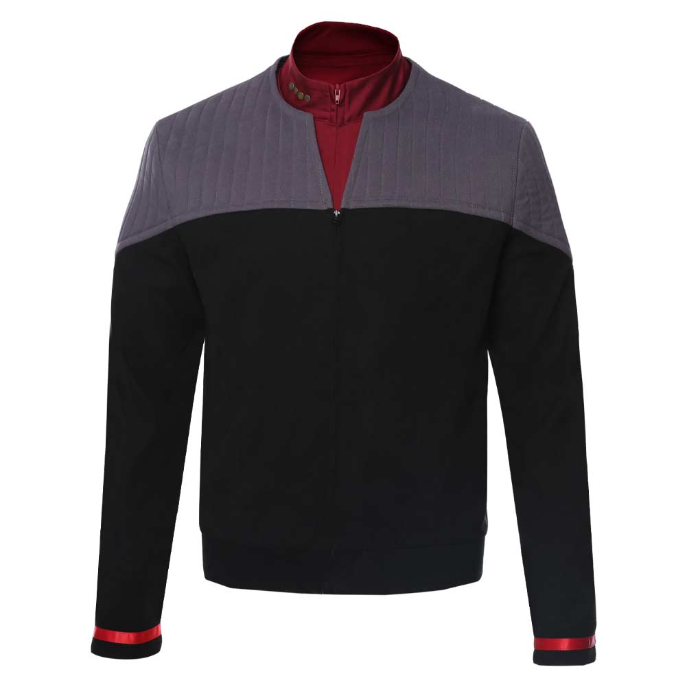 Jean-Luc Picard Coat Star Trek Generations Cosplay Costume Halloween Carnival