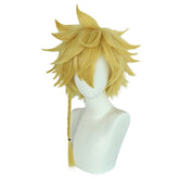 Jigokuraku Choubei Aza Yellow Wig Cosplay Heat Resistant Synthetic Hair Halloween Props