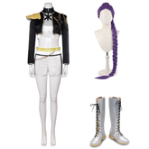 KPop Demon Hunters (2025) Golden Rumi Black White Outfits Cosplay Costume