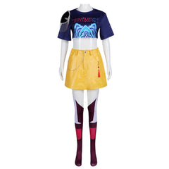 KPop Demon Hunters (2025) Mira Yellow Skirt Set Outfits Cosplay Costume