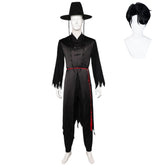 KPop Demon Hunters (2025) Saja Boys Jinu Grim Reaper Hanbok Black Vest Set Outfits Cosplay Costume
