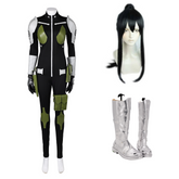 Anime Kaiju No.8 Ashiro Mina Kikoru Shinomiya Defense Force Black Jumpsuit Cosplay Costume Outfits