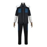 Kaiju No.8 Soshiro Hoshina Black Team Uniform Set Outfits Cosplay Costume