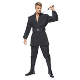 Kenobi Jedi Tunic Black Version No Cloak Set Outfits Cosplay Costume Halloween Suit