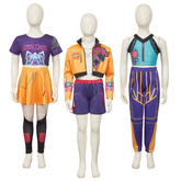 Kids Children KPop Demon Hunters (2025) Huntrix Rumi Mira Zoey Printed Simple Outfits Cosplay Costume