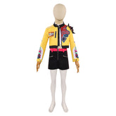 Kids Children KPop Demon Hunters (2025) Rumi Mira Zoey Yellow Blue Outfits Cosplay Costume