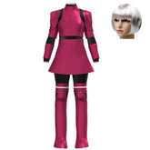 Kids Children M3gan 2.0 Purple Mecha Combat Outfits Cosplay Costume Halloween Carnival Suit