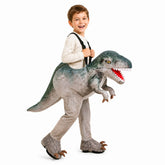 Kids Children Plush Riding Dinosaur Tyrannosaurus Rex Funny Outfits Cosplay Costume