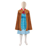 Kids Children Stranger Things (2026) Holly Wheeler Blue Dress Set Outfits Cosplay Costume