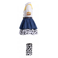 Kids Children Toy Story (2026) Jessie Blue Layered Dress Cowgirl Set Outfits Cosplay Costume