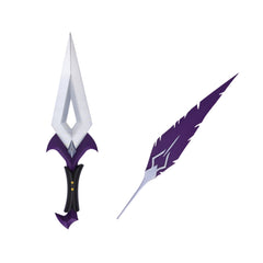 League Of Legends Xayah Feather Blade Akali Kunai Weapon Cosplay Accessories Props