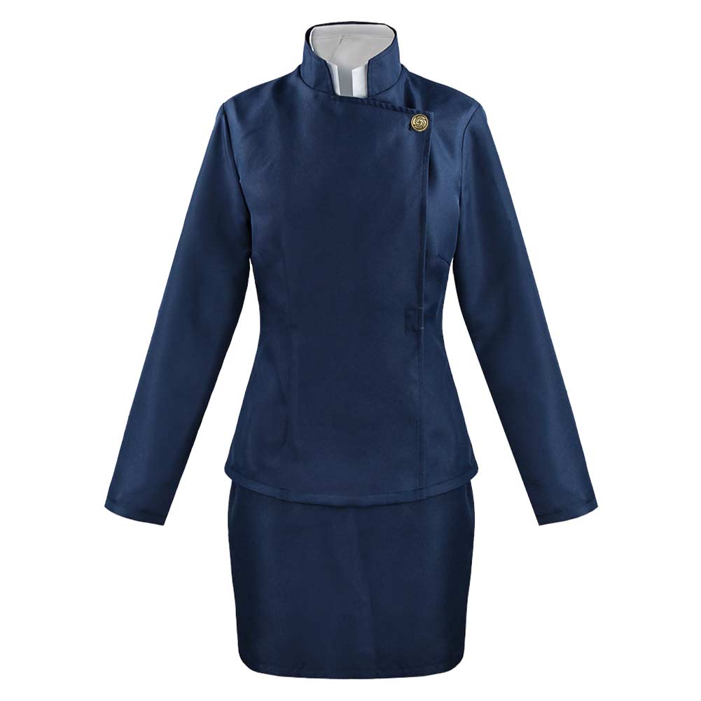 Maki Zenin Blue School Uniform Skirt Set Outfit Cosplay Costume