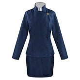 Maki Zenin Blue School Uniform Skirt Set Outfit Cosplay Costume