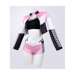 Marin Kitagawa Pink Black Race Queen Set Outfits Cosplay Costume