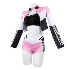 Marin Kitagawa Pink Black Race Queen Set Outfits Cosplay Costume