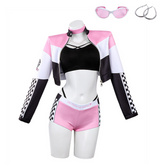 Marin Kitagawa Pink Black Race Queen Set Outfits Cosplay Costume