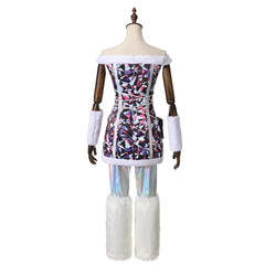 Monster High Abbey Bominable White Black Dress Set Outfits Cosplay Costume