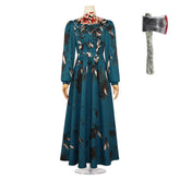 Monster: The Lizzie Borden Story (2026) Lizzie Borden Blue Dress Outfits Cosplay Costume Halloween Carnival Suit