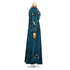 Monster: The Lizzie Borden Story (2026) Lizzie Borden Blue Dress Outfits Cosplay Costume Halloween Carnival Suit